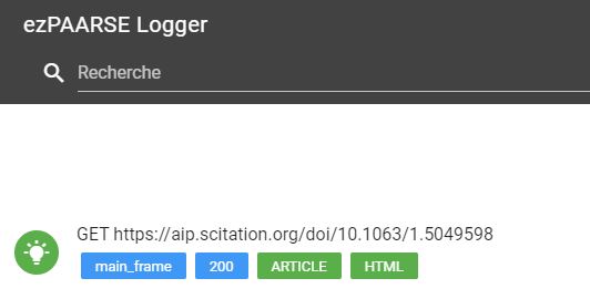 AIP ezlogger ARTICLE HTML
