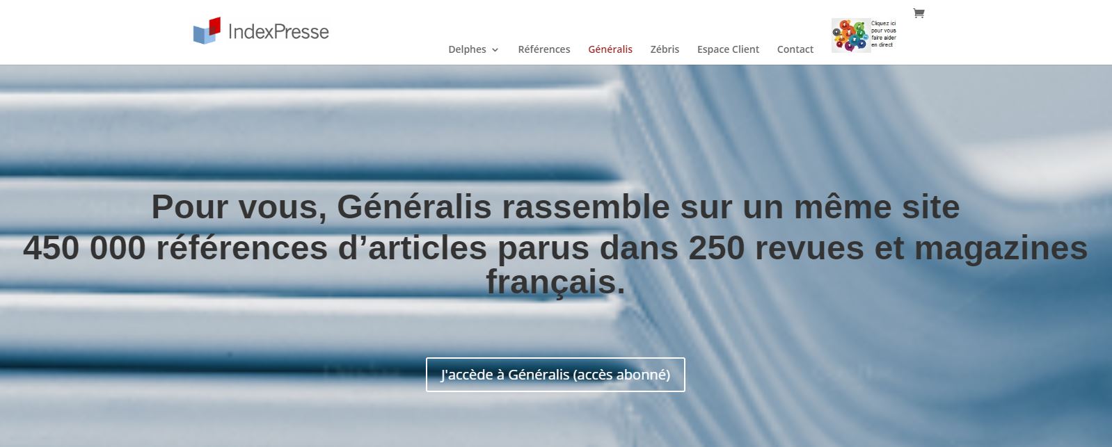 generalis indexpresse homepage