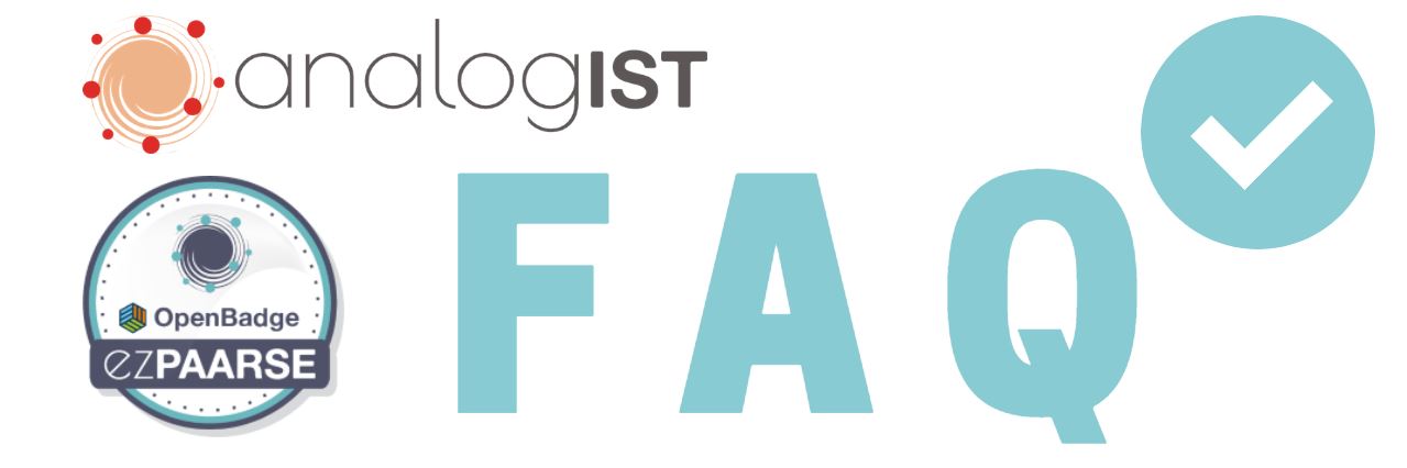 faq analogist badge